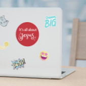 It’s All About Jesus – Christmas Sticker #02 