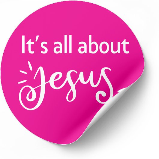 It’s All About Jesus – Christmas Sticker #8