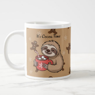 It’s Cocoa Time | Cozy Winter Quote Extra Grote Beker