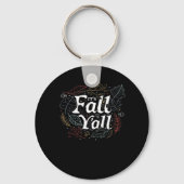 It’s Fall Y’all Autumn Design Retro Classic Sleutelhanger (Voorkant)