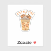 It’s Fall Y’all Cool Retro Sticker (Vel)