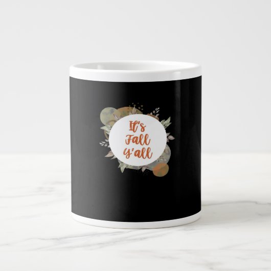 It’s Fall Y’all Cool Unique Extra Grote Beker (Voorkant)