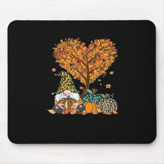 It’s Fall Y’all Cute Gnomes Pumpkin Autumn Tree Fa Muismat (Voorkant)
