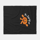 It’s Fall Y’all Cute Pumpkin Illustration Fleece Deken (Voorkant (Horizontaal))