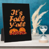 It’s Fall Y’all Funny Quote Design Fotoplaat (Zijkant)