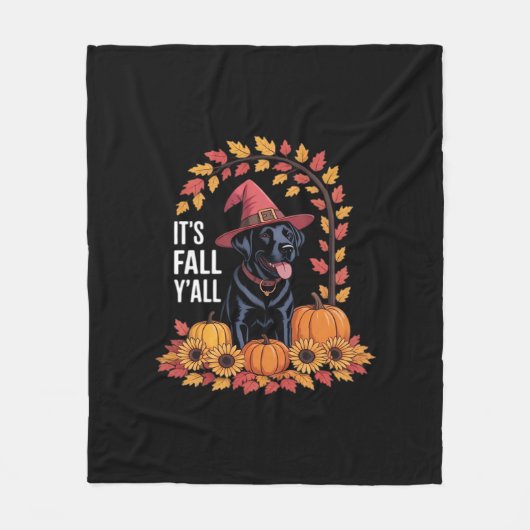 It’s Fall Y’all Halloween Autumn Funny Quote Fleece Deken (Voorkant)