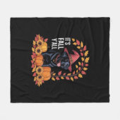 It’s Fall Y’all Halloween Autumn Funny Quote Fleece Deken (Voorkant (Horizontaal))
