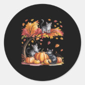 It’s Fall Y’all Minimal Clean Design Ronde Sticker (Voorkant)