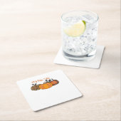 It’s Fall Y’all Pumpkin Thanksgiving Vierkante Kartonnen Onderzetter (Insitu)