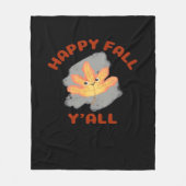 It’s Happy Fall Y’all Retro Classic Fleece Deken (Voorkant)