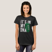 it s in my DNA Saudi Arabia flag Fingerprint T-shirt (Voorkant volledig)