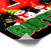 It’s My 4th Birthday Christmas Snowman 4 Year Old Poster (Hoek)