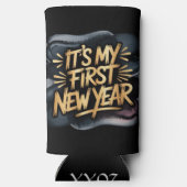 It’s My First New Year in Black and Gold Favor (Achterkant)