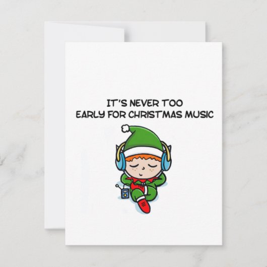It’s never to early for christmas music (Voorkant)