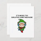 It’s never to early for christmas music (Voorkant / Achterkant)