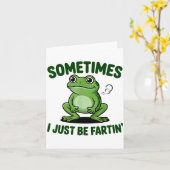 It’s Not Hoarding If It’s Lumber Carpenter Joke Te Kaart (Gele Bloem)