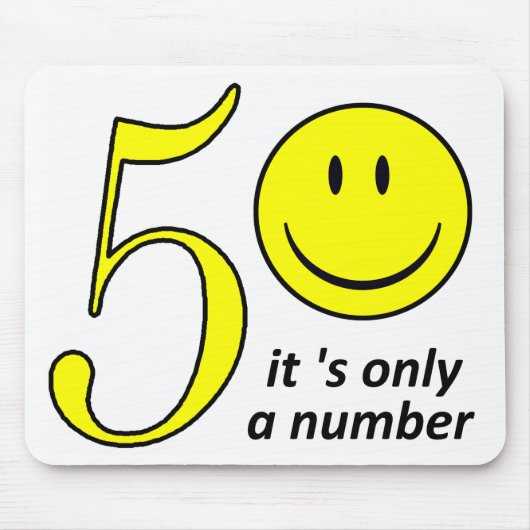 it 's only a number 50 muismat (Voorkant)