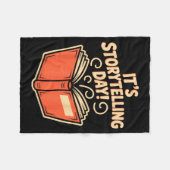 It’s Storytelling Day Writing Creative Narrator St Fleece Deken (Voorkant (Horizontaal))