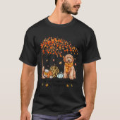 It’s The Most Wonderful Time Goldendoodle Pumpkins T-shirt (Voorkant)