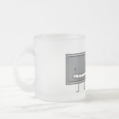 IT-schermmuis met computertower voor computerfamil Matglas Koffiemok (Links)