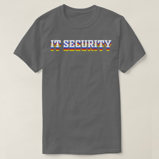 IT Security Network Protection Computer Cyber Tech T-shirt (Design voorkant)