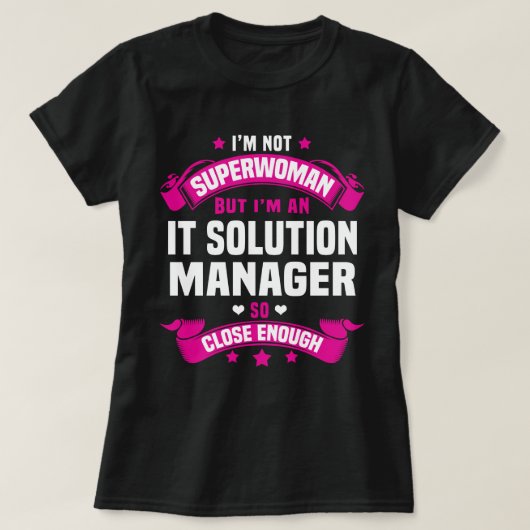 IT Solution Manager T-shirt (Design voorkant)