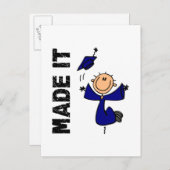 IT-stick Afstuderen Aankondigingskaart (Voorkant / Achterkant)