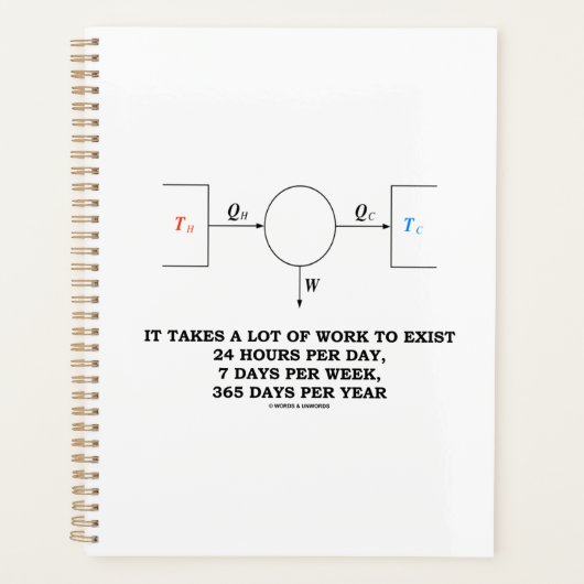 It Takes A Lot of Work To Exist Thermodynamics (Devant)