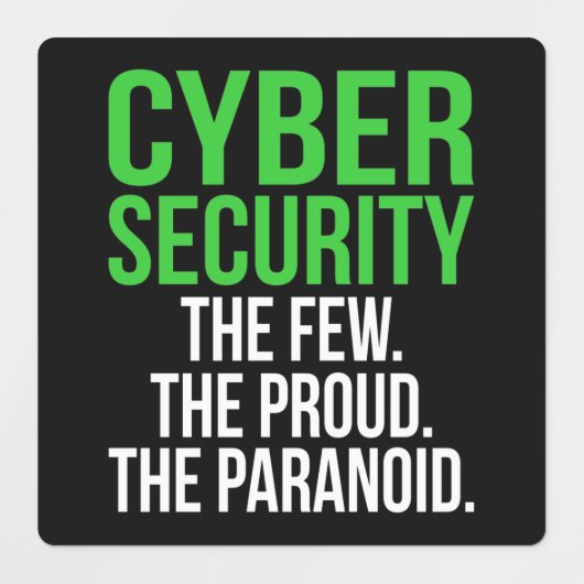 IT-technologiesoftware voor Cyber Security Compute Labels (Design 1)