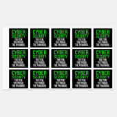 IT-technologiesoftware voor Cyber Security Compute Labels (Vel)