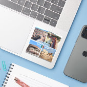 IT Verona - Intern Arena Castelvecchio Bridge Sticker (Laptop met iPhone)