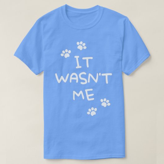 It wasnt me cat t-shirt (Design voorkant)