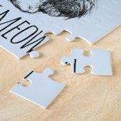 It Wasn't Meow Cute Fluffy Kitten Light Blue Legpuzzel (Zijkant)