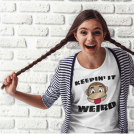 IT WEIRD MONKEY FUNNY T-SHIRS BEHOUDEN T-SHIRT