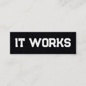 IT werkt QR Mini Visitekaartje (Voorkant)