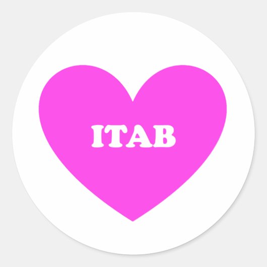 Itab Ronde Sticker (Voorkant)