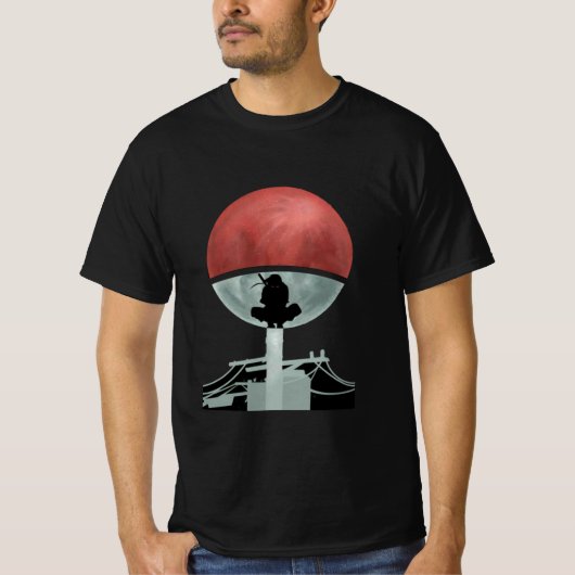 Itachi Uchiwa T-shirt (Voorkant)