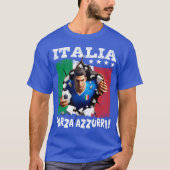Italia 3D Forza Azzurri T-shirt (Voorkant)