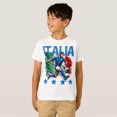 Italia 4 sterren voetbal t-shirt (Voorkant volledig)