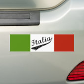 Italia Bumpersticker (Op auto)
