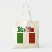 Italia Canvas tas van het vlagcanvas (Voorkant)