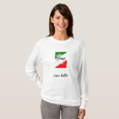 italia , ciao bella t-shirt (Voorkant volledig)