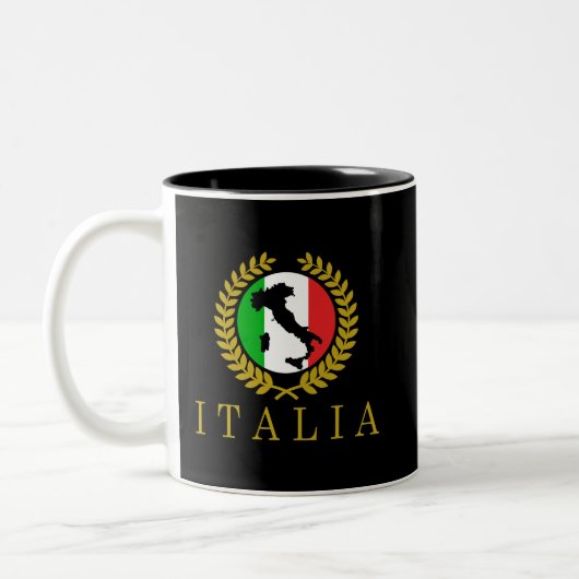 Italia Classico Tweekleurige Koffiemok (Links)