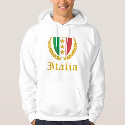 Italia Crest Hoodie (Voorkant)