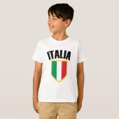 Italia Crest Italy Flag T-shirt (Voorkant volledig)