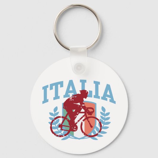Italia Cycling (mannelijk) Sleutelhanger (Voorkant)