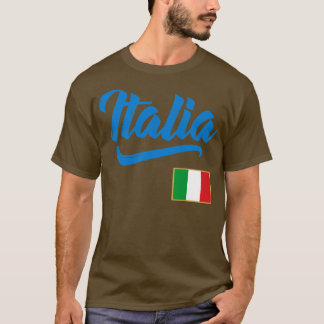 Italia Flag Italiaans Italië T-shirt