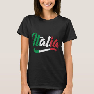 Italia Flag Italië Italiaans Italiaans erfgoed T-shirt