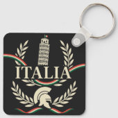 Italia Heritage Crest Sleutelhanger (Achterkant)