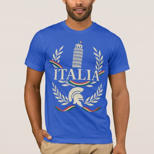 Italia Heritage Crest T-shirt (Voorkant)